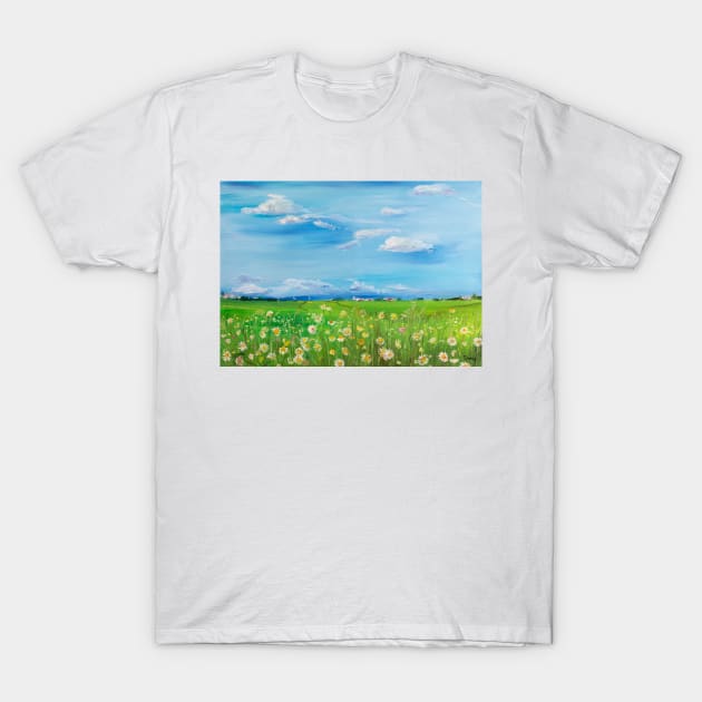 Daisy Field T-Shirt by NataliaShchip